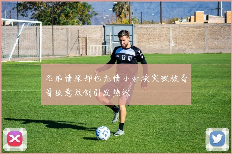 兄弟情深却也无情小杜埃突破被哥哥故意放倒引发热议